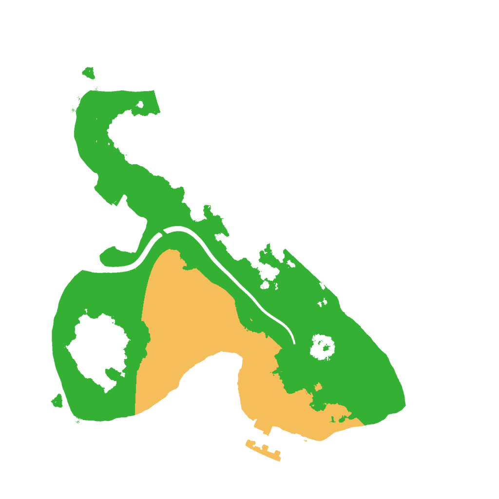 Biome Rust Map: Procedural Map, Size: 2000, Seed: 1635572129