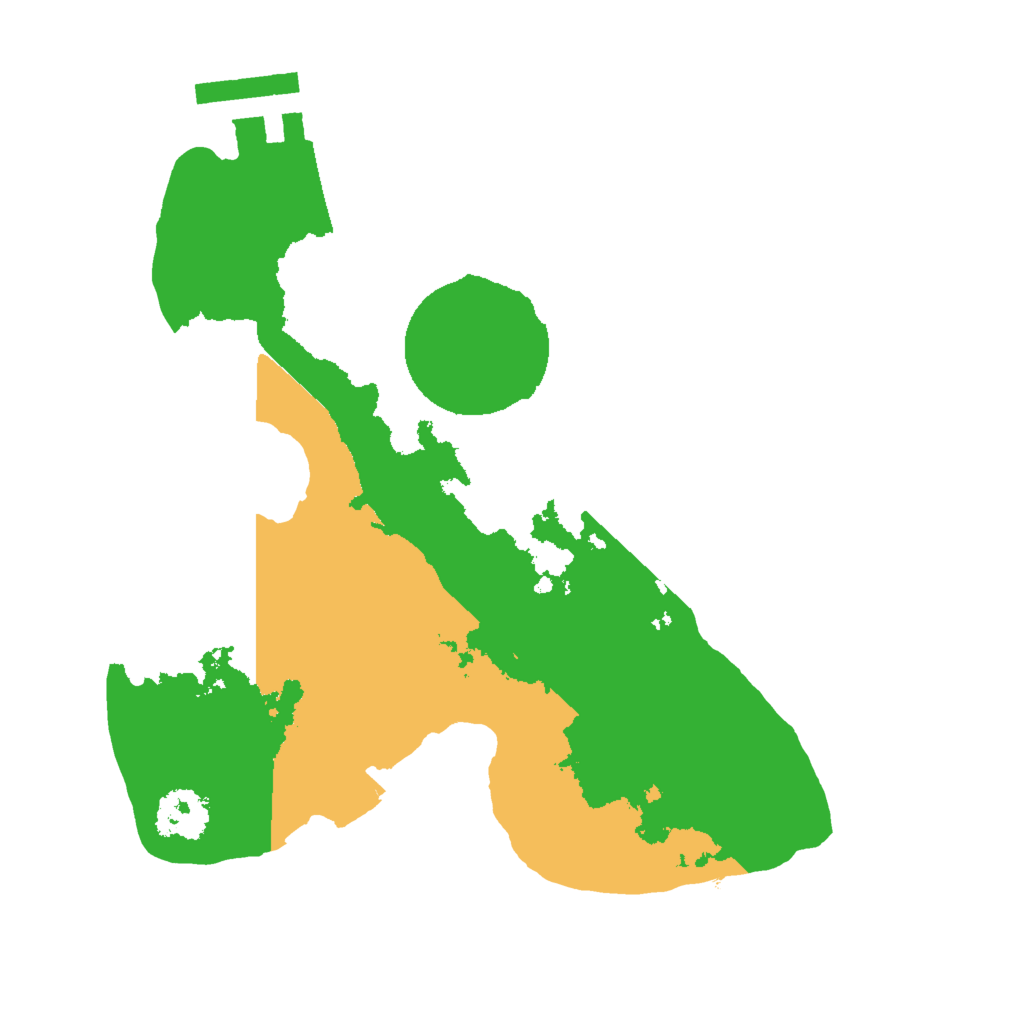 Biome Rust Map: Procedural Map, Size: 2000, Seed: 1635572129