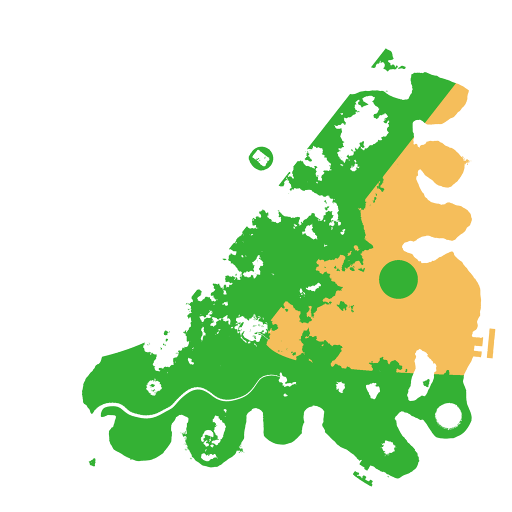 Biome Rust Map: Procedural Map, Size: 3500, Seed: 500899329