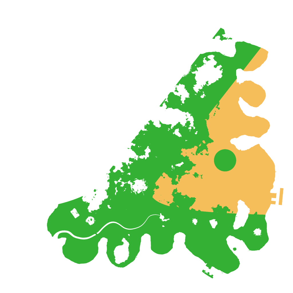 Biome Rust Map: Procedural Map, Size: 3500, Seed: 500899329