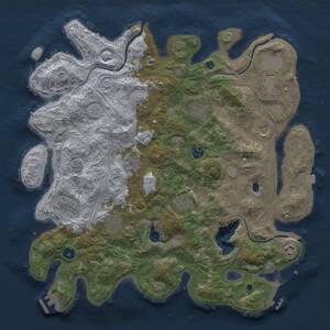 Thumbnail Rust Map: Procedural Map, Size: 4250, Seed: 1944033716, 17 Monuments