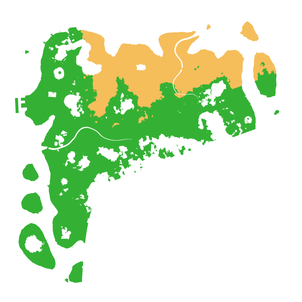 Biome Rust Map: Procedural Map, Size: 4050, Seed: 1654682057