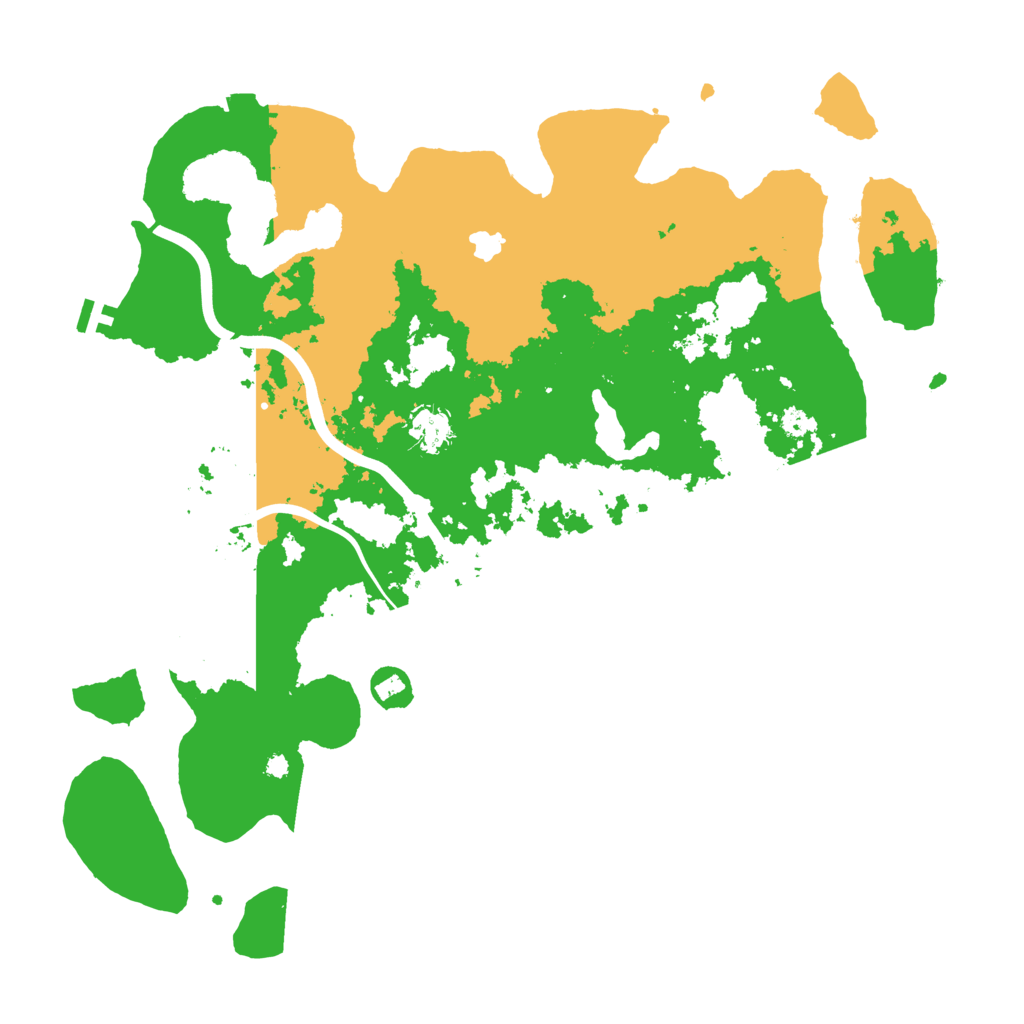 Biome Rust Map: Procedural Map, Size: 4050, Seed: 1654682057