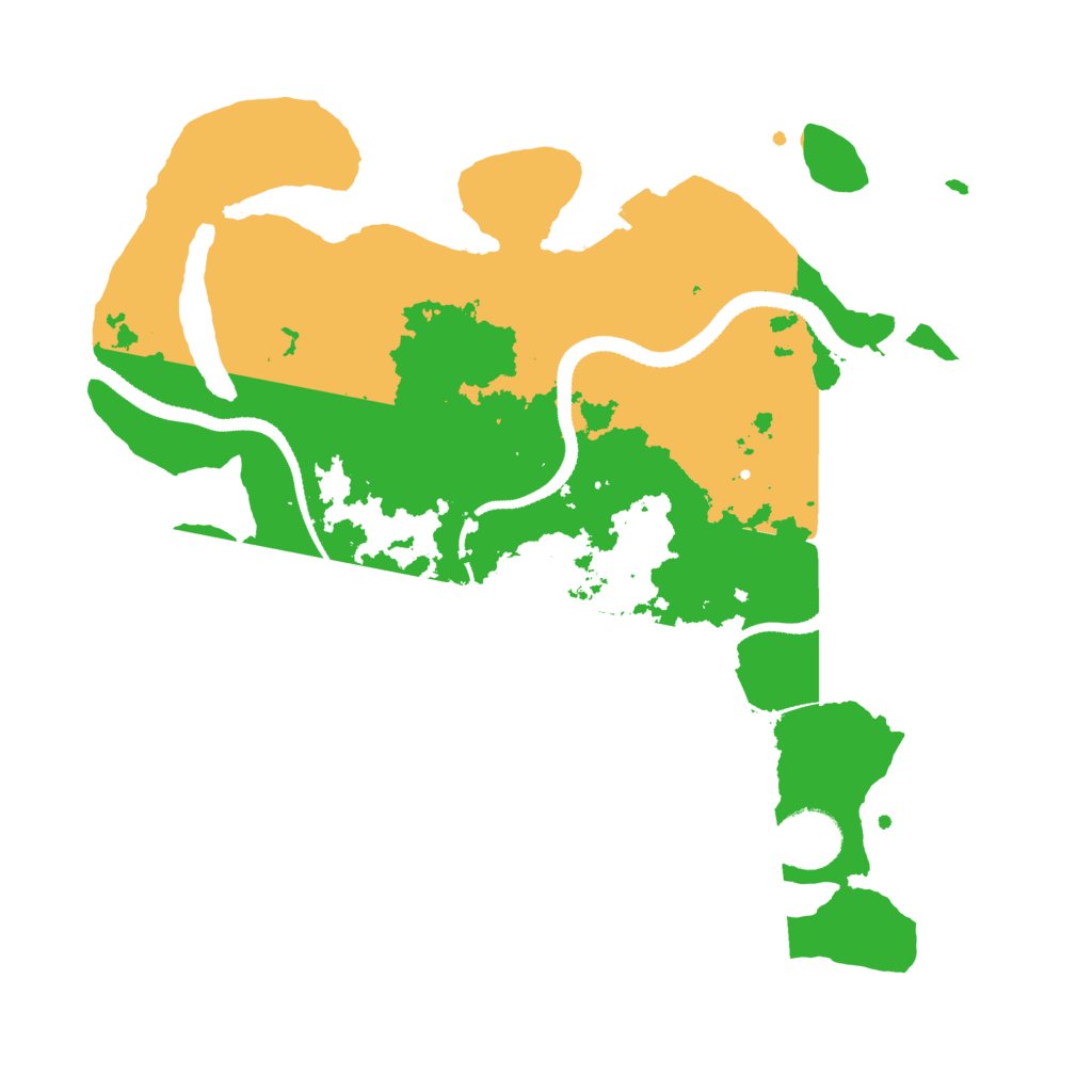 Biome Rust Map: Procedural Map, Size: 3210, Seed: 613903