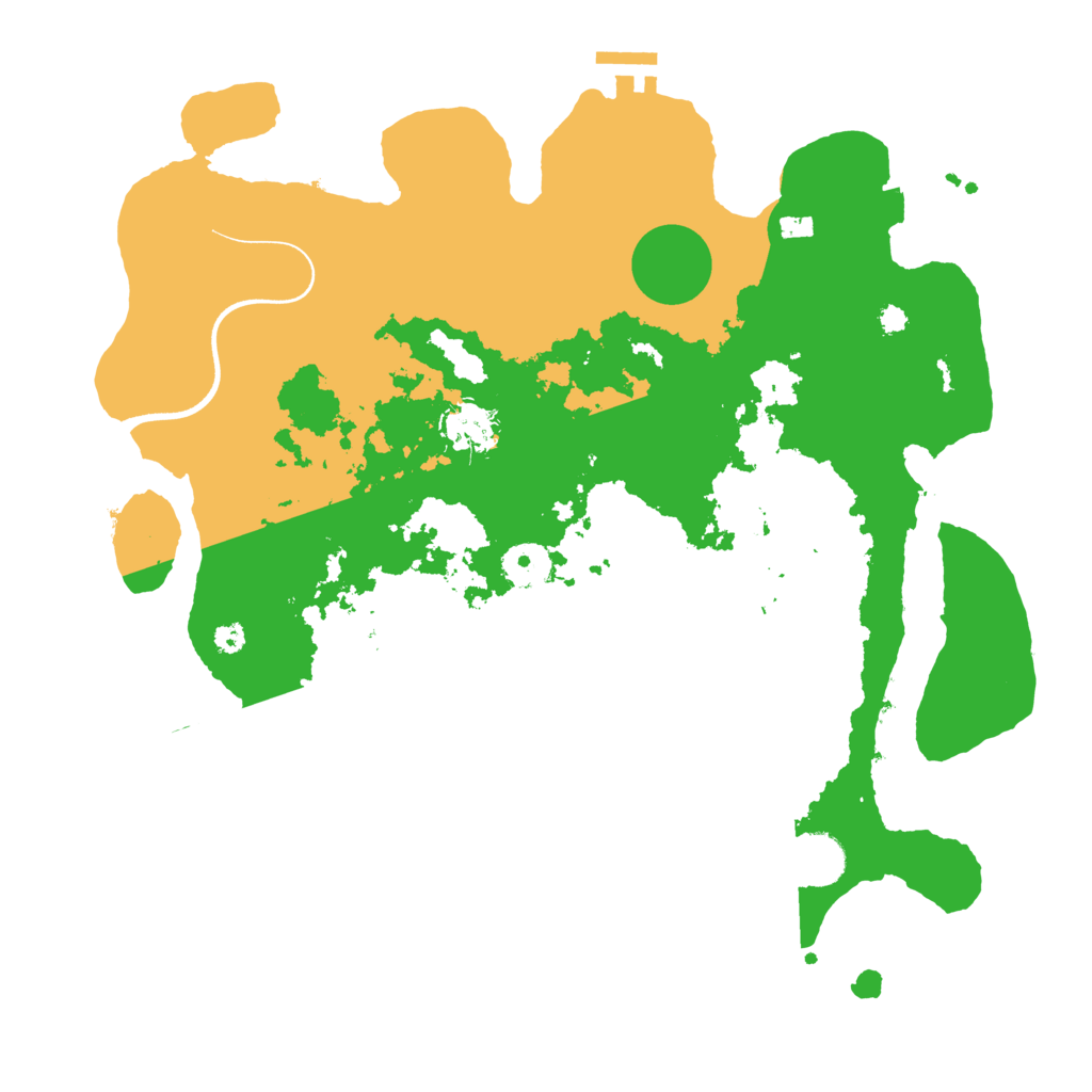 Biome Rust Map: Procedural Map, Size: 3600, Seed: 1004849402