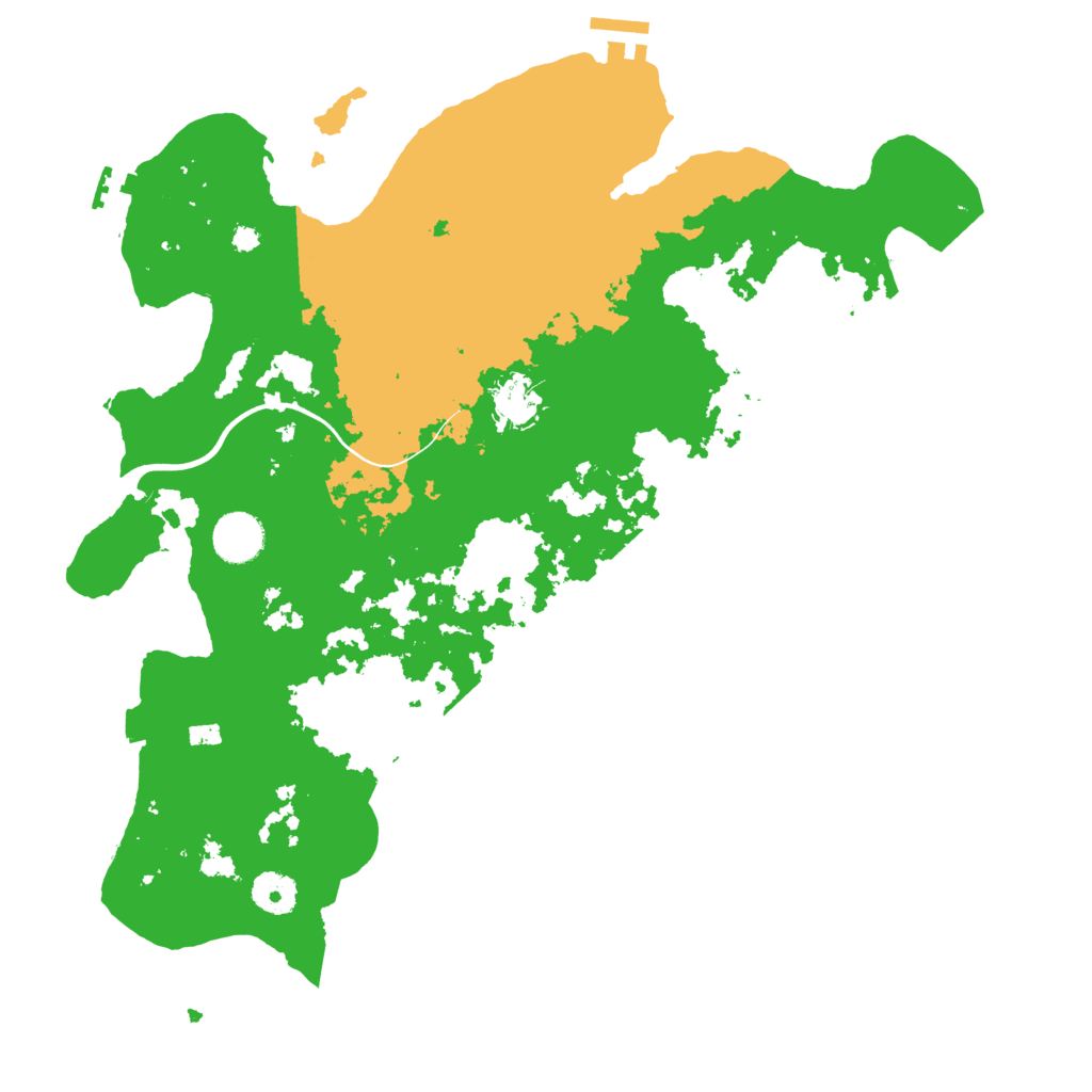 Biome Rust Map: Procedural Map, Size: 3750, Seed: 889777797