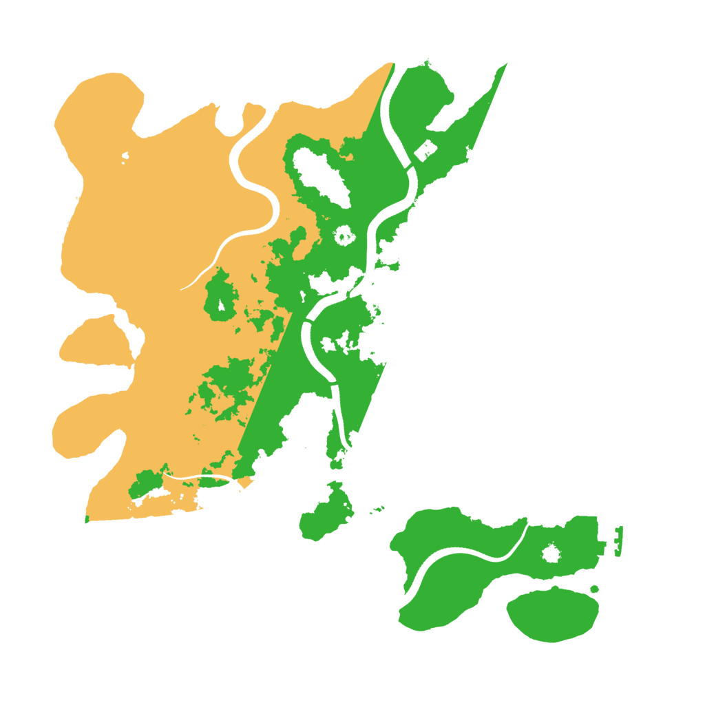 Biome Rust Map: Procedural Map, Size: 3500, Seed: 761336750