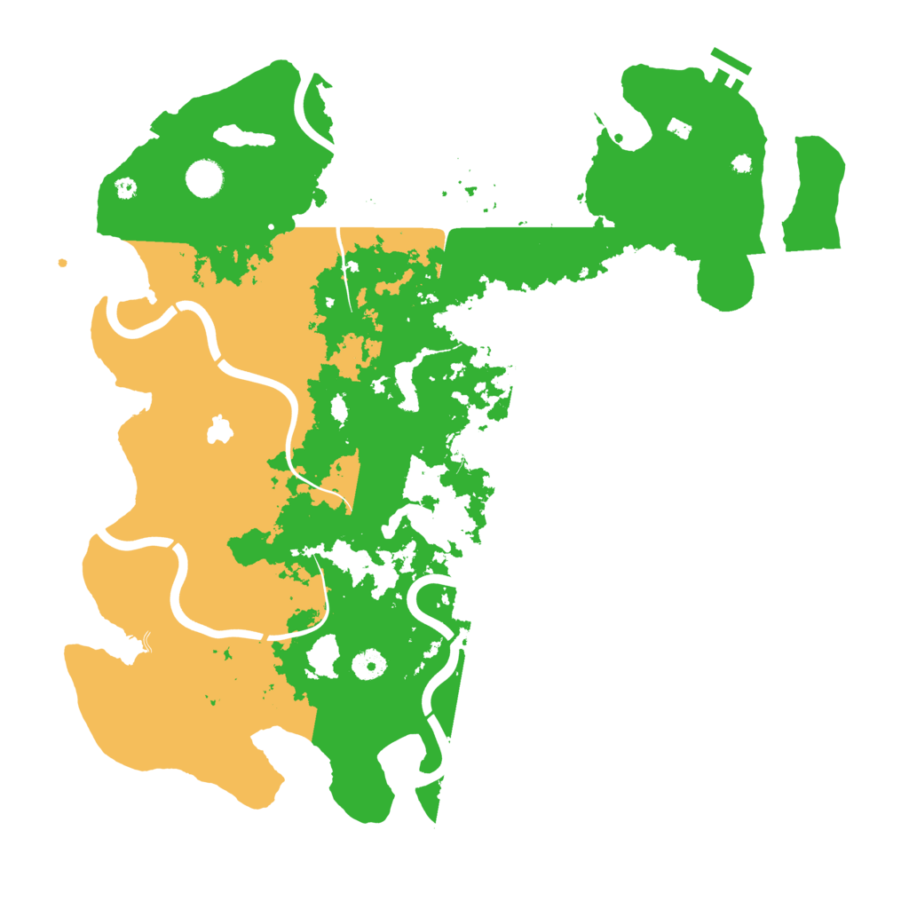 Biome Rust Map: Procedural Map, Size: 4250, Seed: 842218187