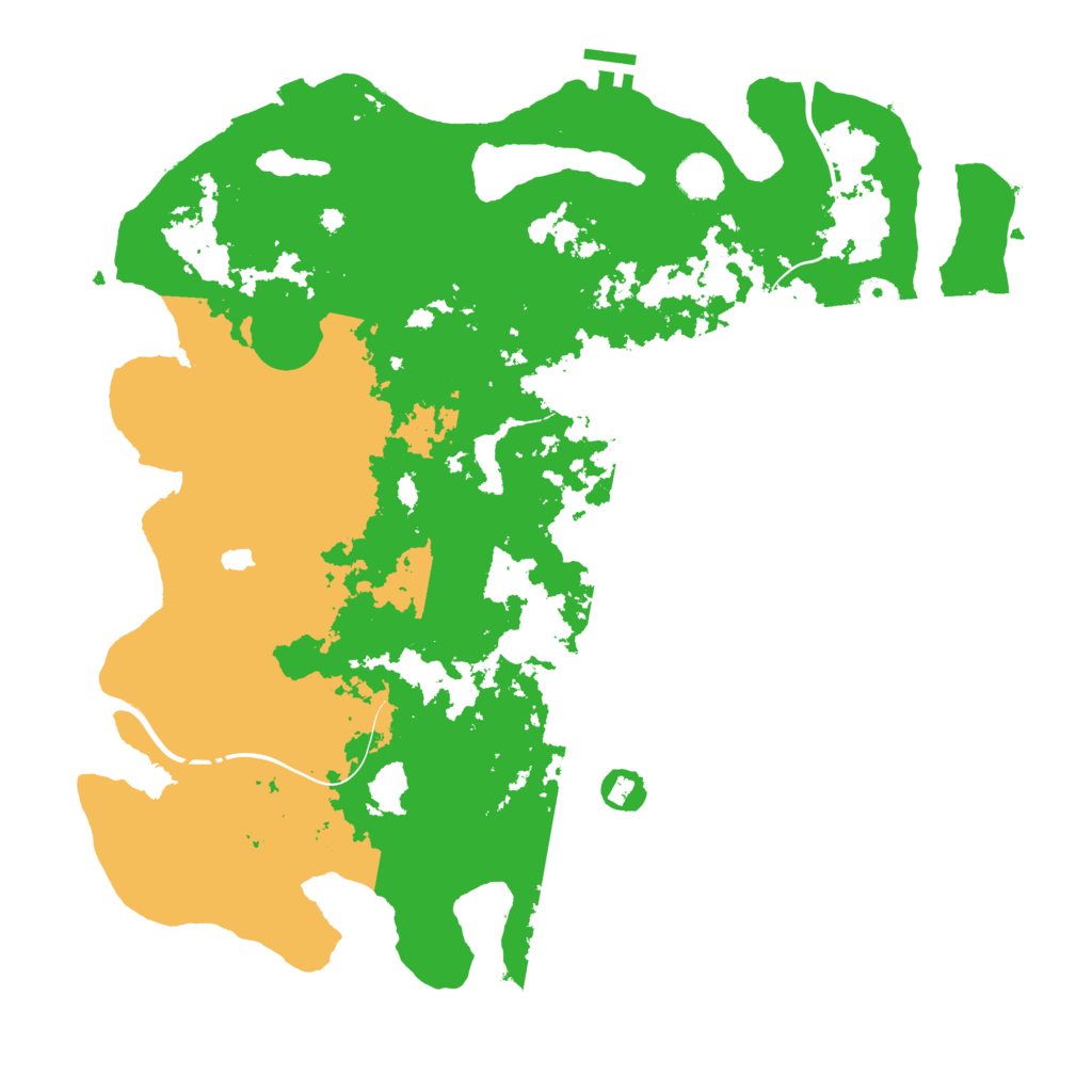 Biome Rust Map: Procedural Map, Size: 4250, Seed: 842218187