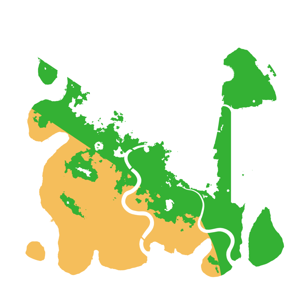 Biome Rust Map: Procedural Map, Size: 3500, Seed: 36293906