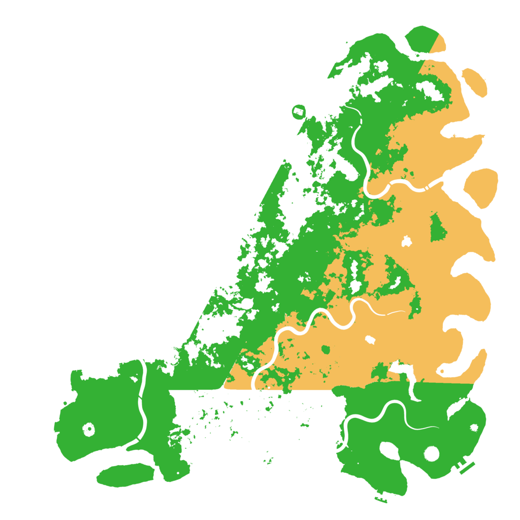 Biome Rust Map: Procedural Map, Size: 6000, Seed: 2551024