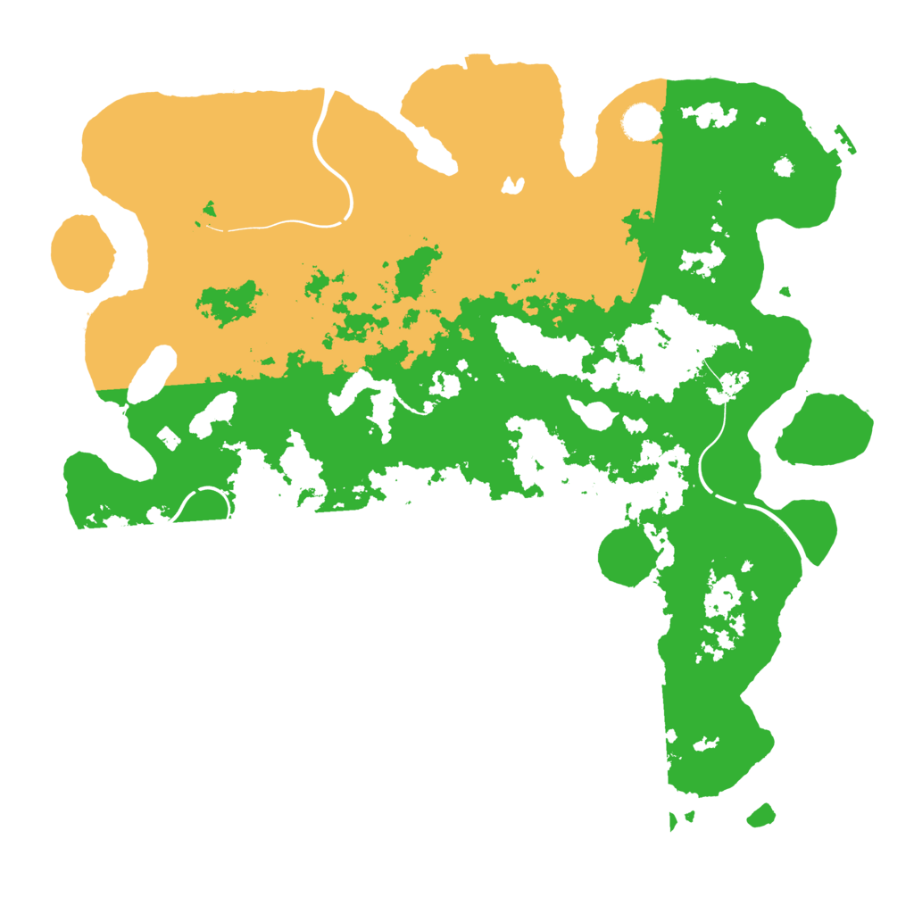 Biome Rust Map: Procedural Map, Size: 4250, Seed: 1341971209