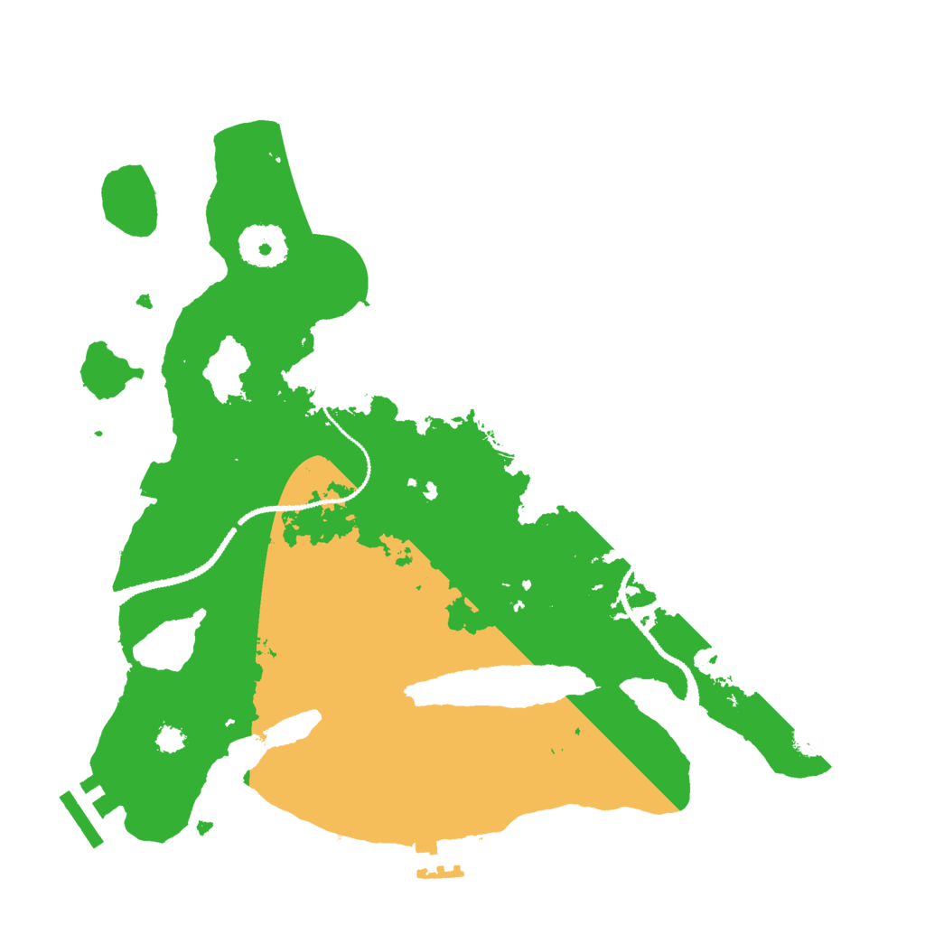 Biome Rust Map: Procedural Map, Size: 3000, Seed: 1300