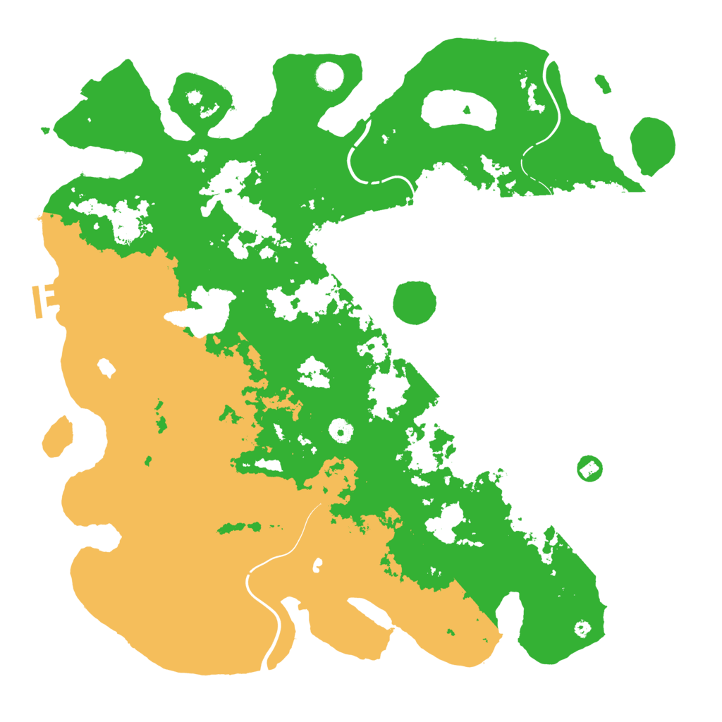 Biome Rust Map: Procedural Map, Size: 4500, Seed: 1884128063