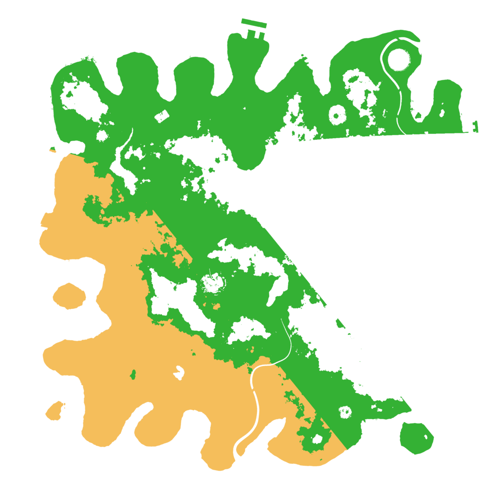 Biome Rust Map: Procedural Map, Size: 4000, Seed: 1368604995