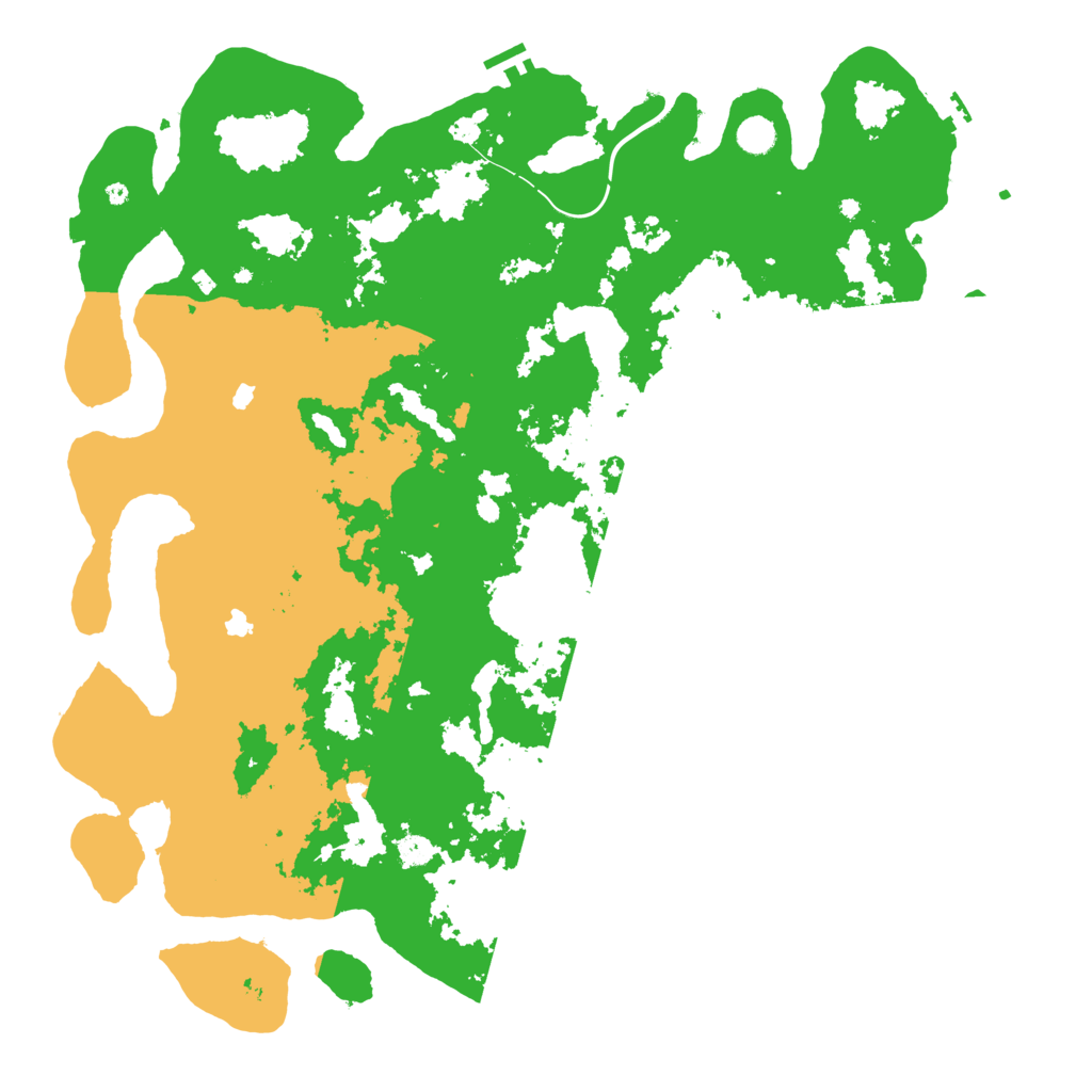 Biome Rust Map: Procedural Map, Size: 5000, Seed: 404949236