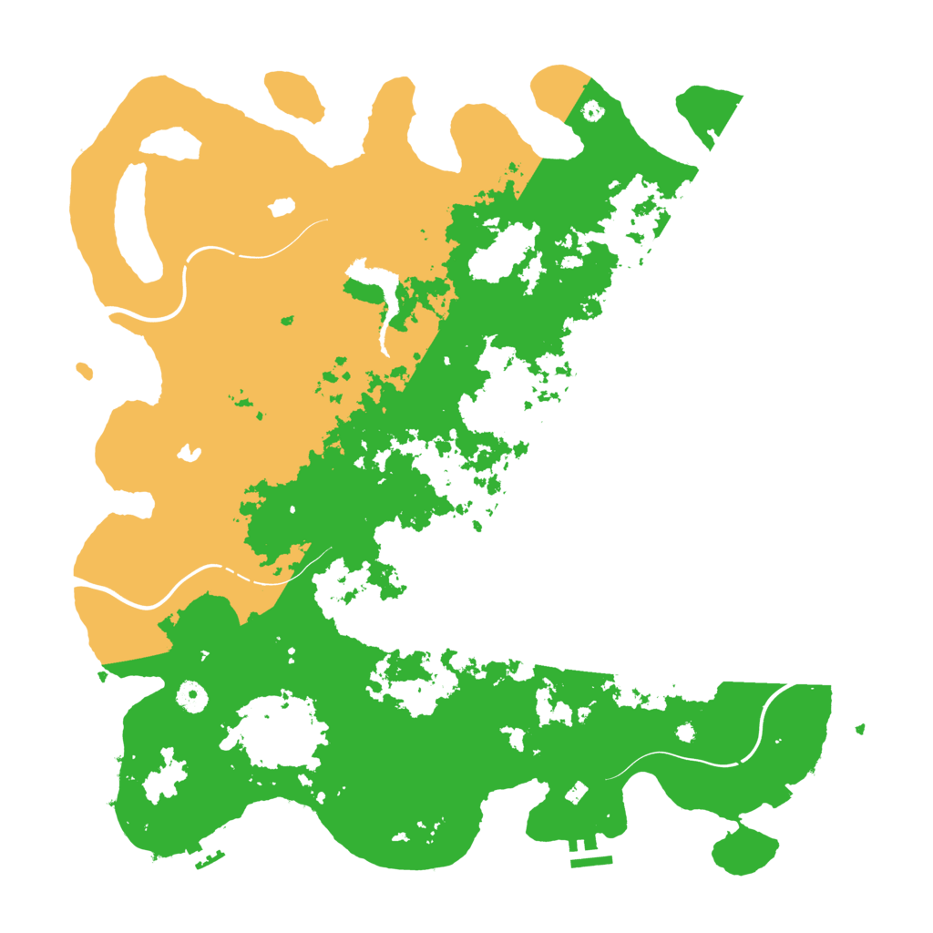 Biome Rust Map: Procedural Map, Size: 4500, Seed: 1353179956