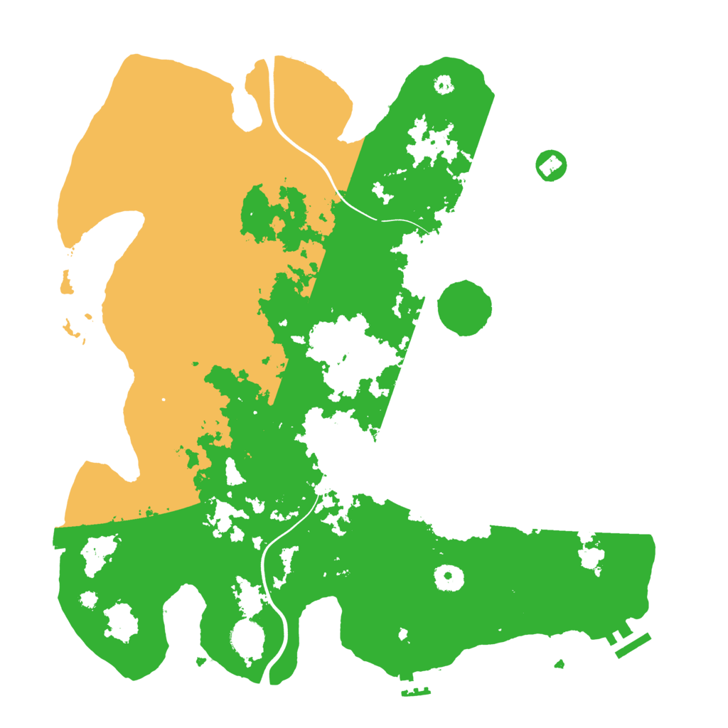 Biome Rust Map: Procedural Map, Size: 3800, Seed: 51816316