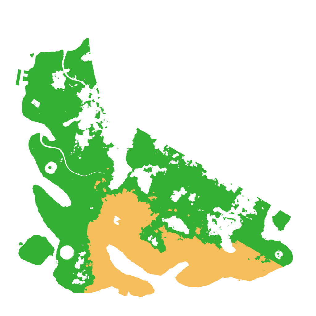 Biome Rust Map: Procedural Map, Size: 4000, Seed: 864312
