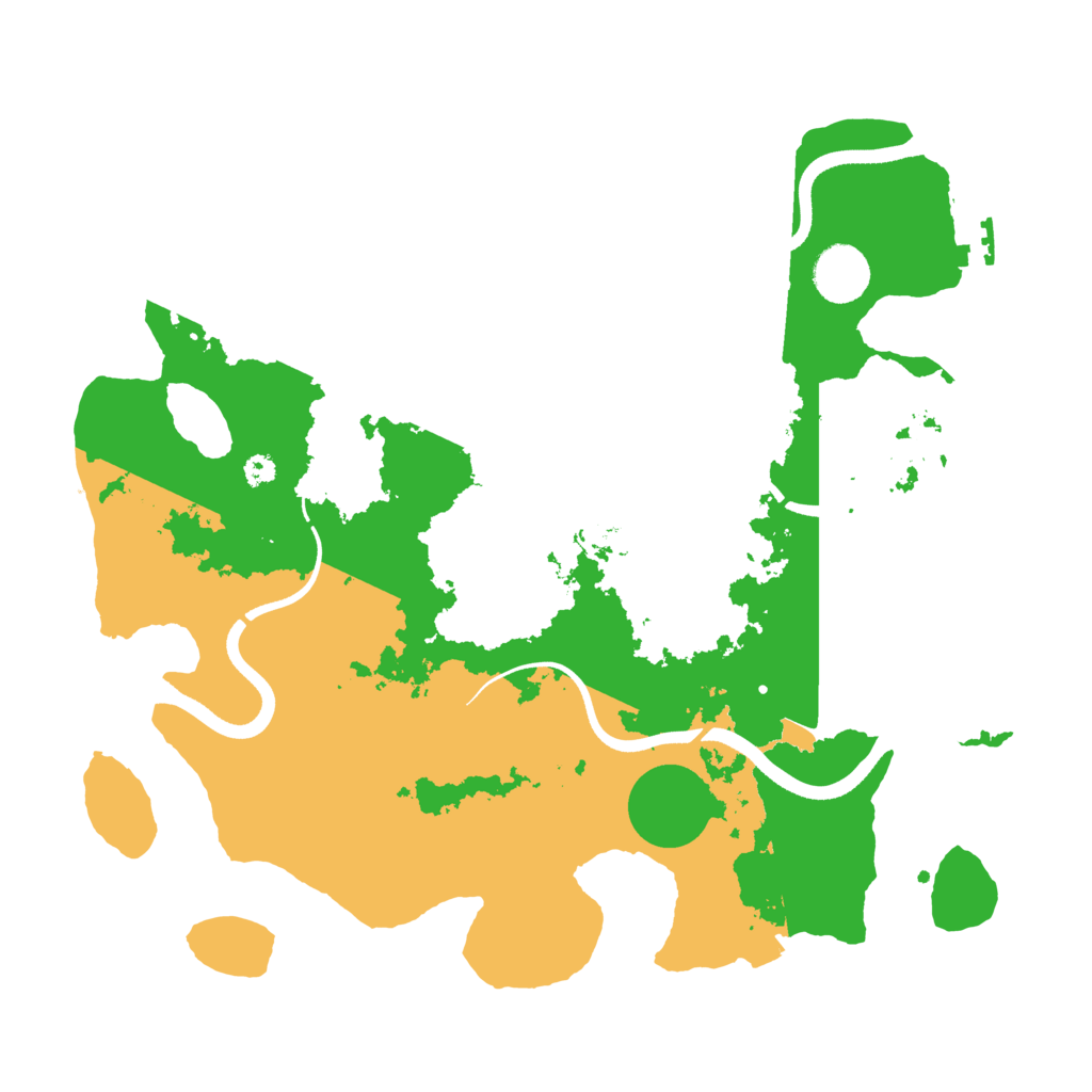 Biome Rust Map: Procedural Map, Size: 3500, Seed: 2083982643