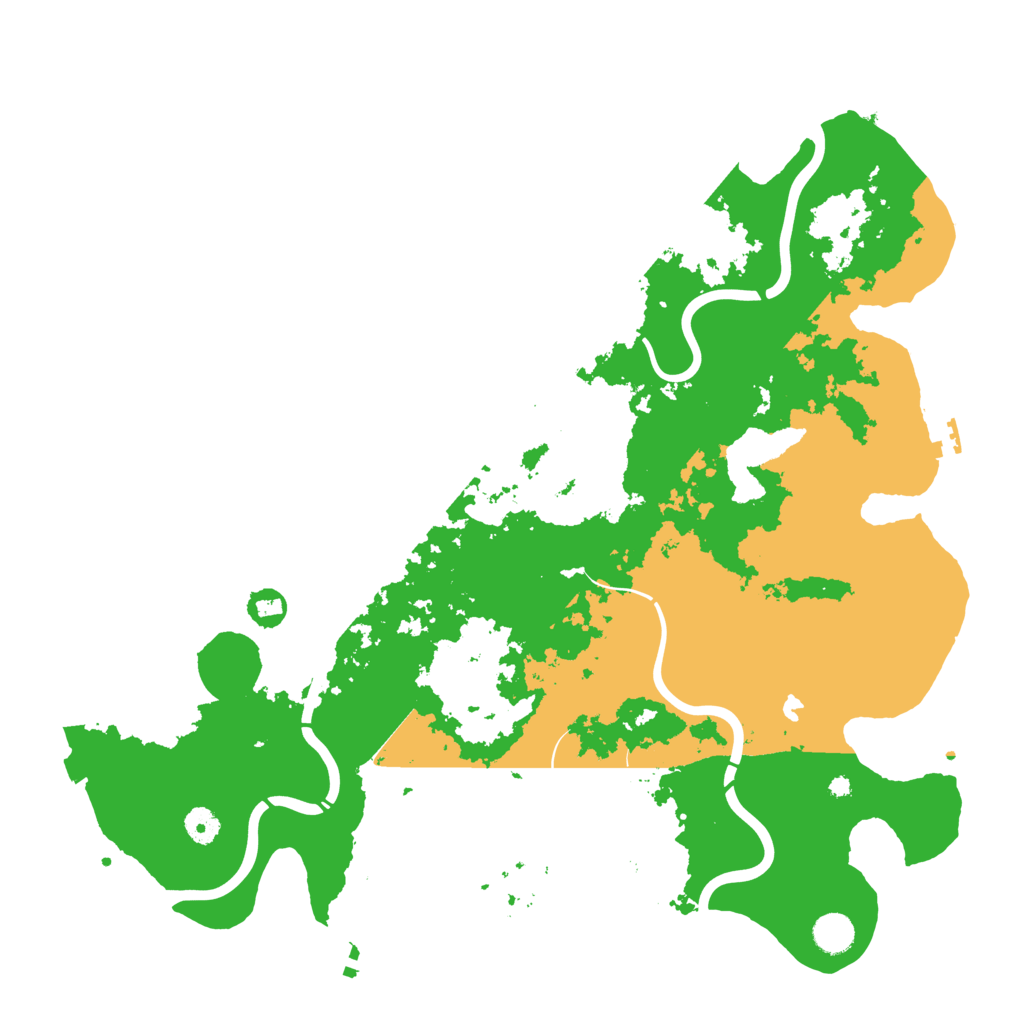 Biome Rust Map: Procedural Map, Size: 4400, Seed: 339242107