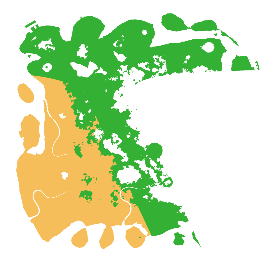 Biome Rust Map: Procedural Map, Size: 4500, Seed: 365189533