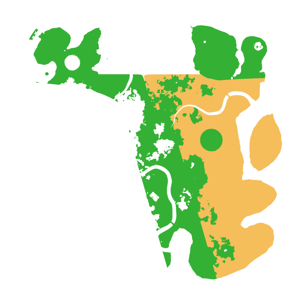 Biome Rust Map: Procedural Map, Size: 3500, Seed: 717718288