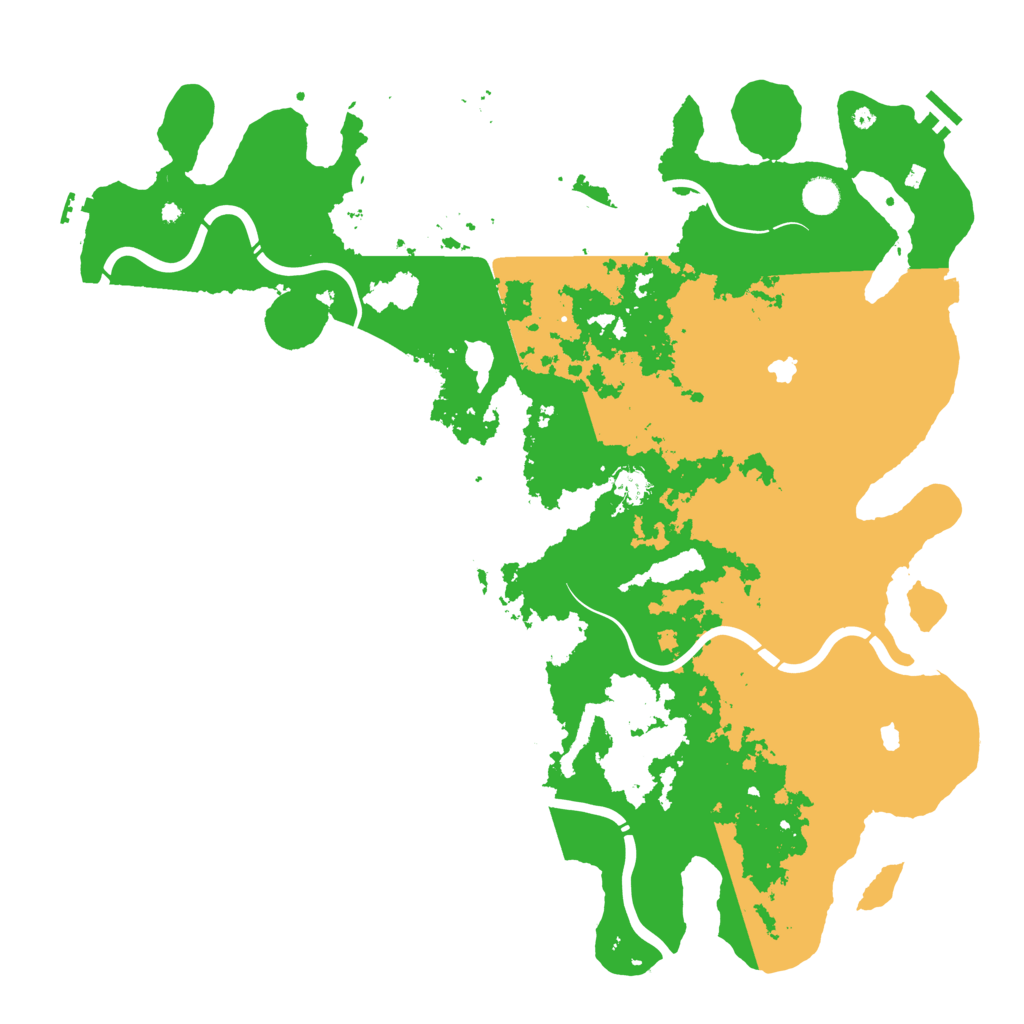 Biome Rust Map: Procedural Map, Size: 4800, Seed: 2144186414