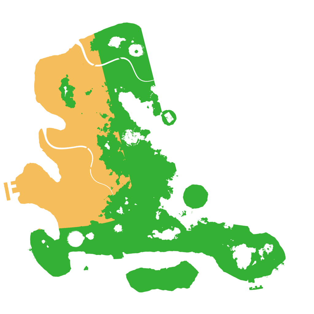 Biome Rust Map: Procedural Map, Size: 3500, Seed: 816702978