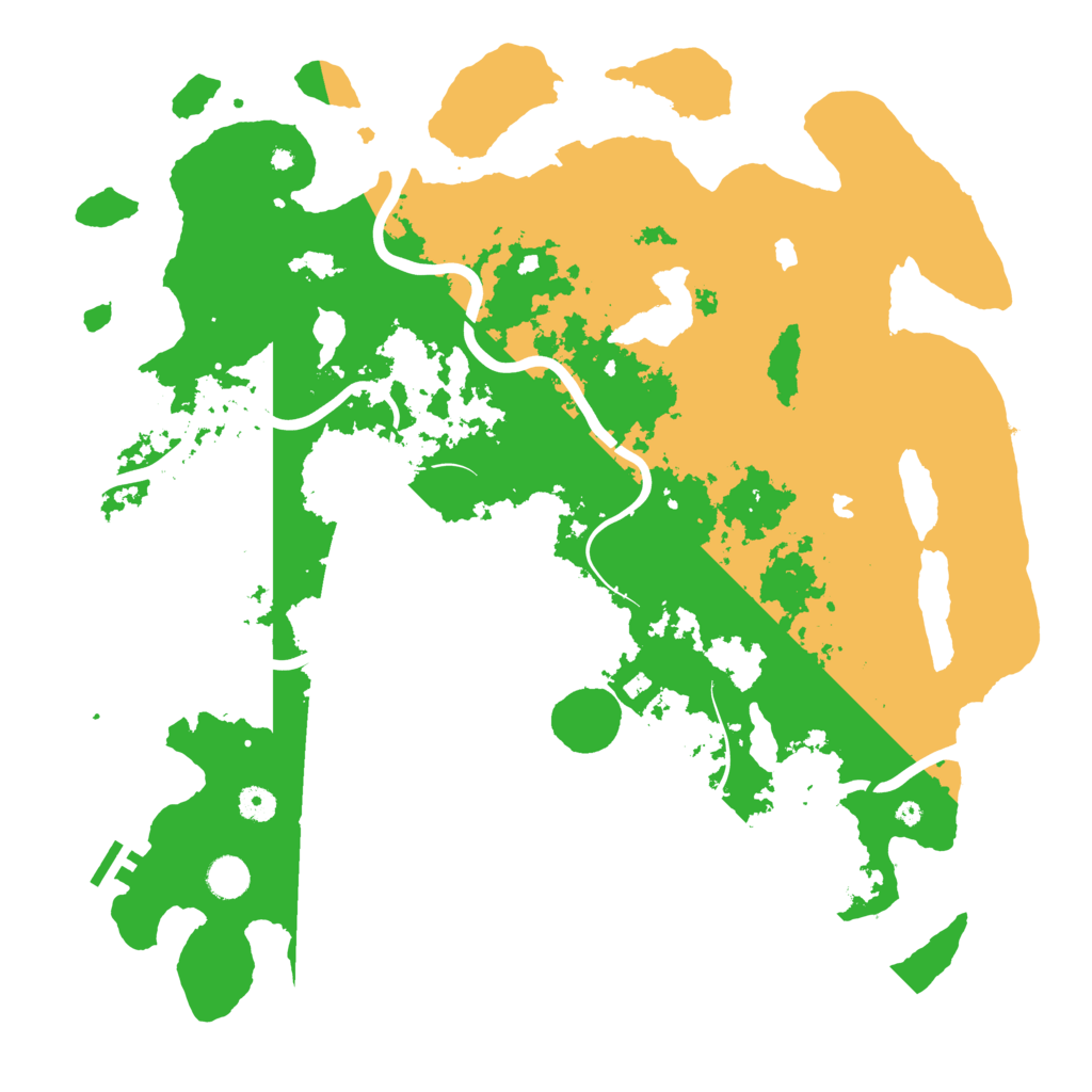 Biome Rust Map: Procedural Map, Size: 4500, Seed: 584574261