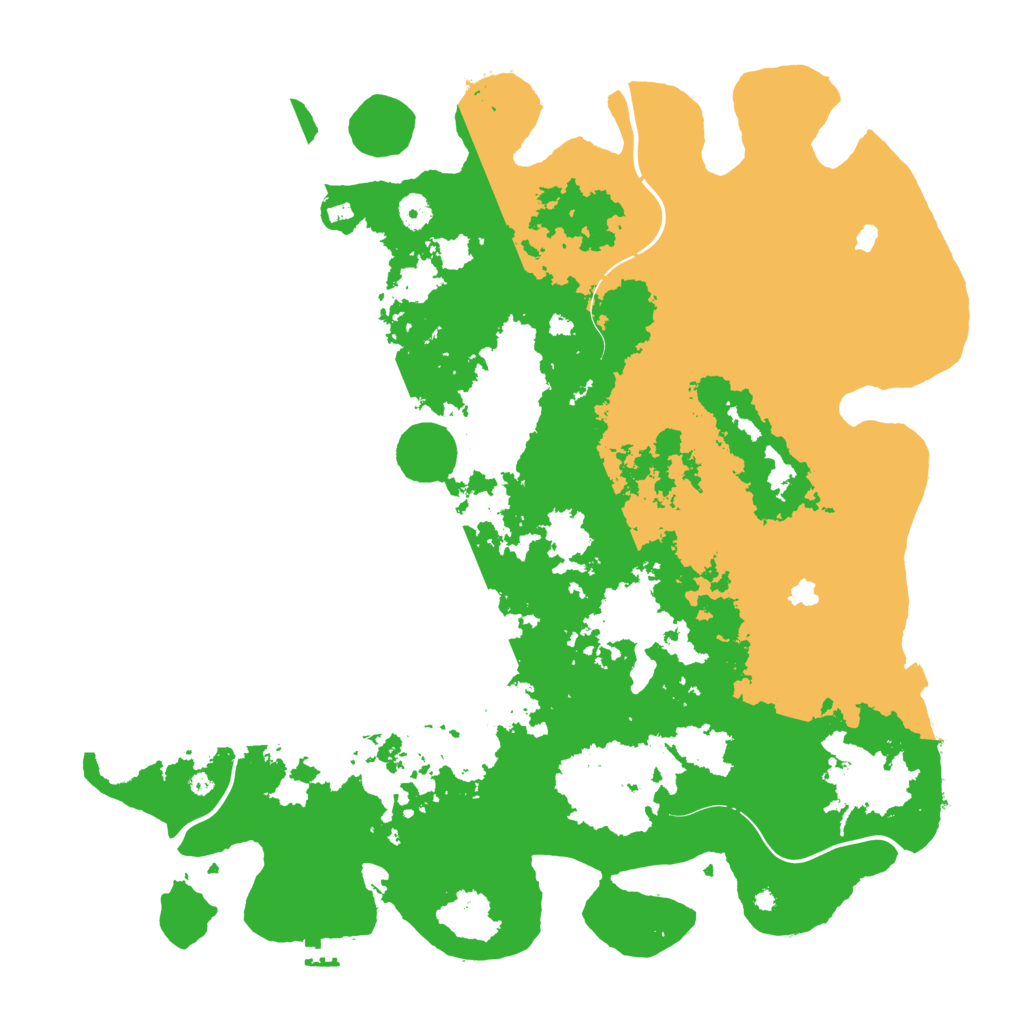 Biome Rust Map: Procedural Map, Size: 4500, Seed: 604785695