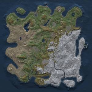 Thumbnail Rust Map: Procedural Map, Size: 4250, Seed: 1034939612, 17 Monuments