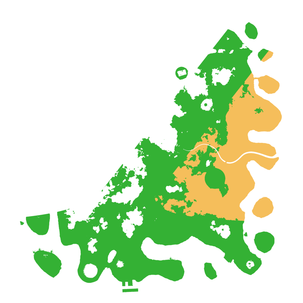 Biome Rust Map: Procedural Map, Size: 3900, Seed: 870