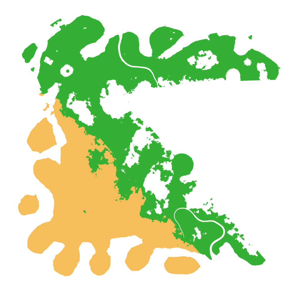 Biome Rust Map: Procedural Map, Size: 3700, Seed: 1874357984