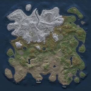 Thumbnail Rust Map: Procedural Map, Size: 4250, Seed: 1056432298, 15 Monuments