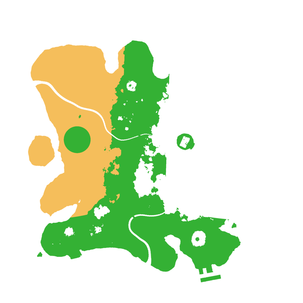 Biome Rust Map: Procedural Map, Size: 3000, Seed: 16473