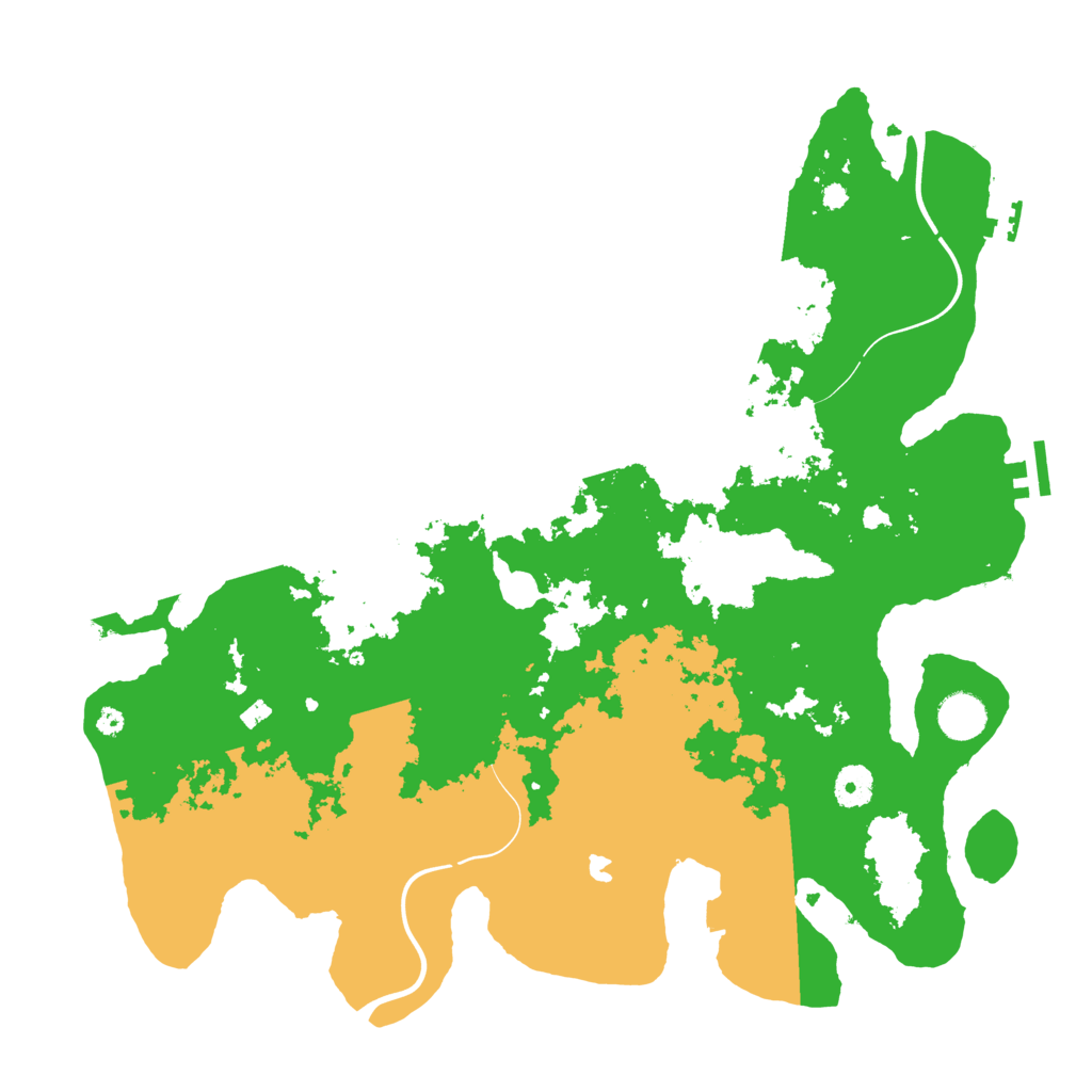 Biome Rust Map: Procedural Map, Size: 4000, Seed: 1986589406