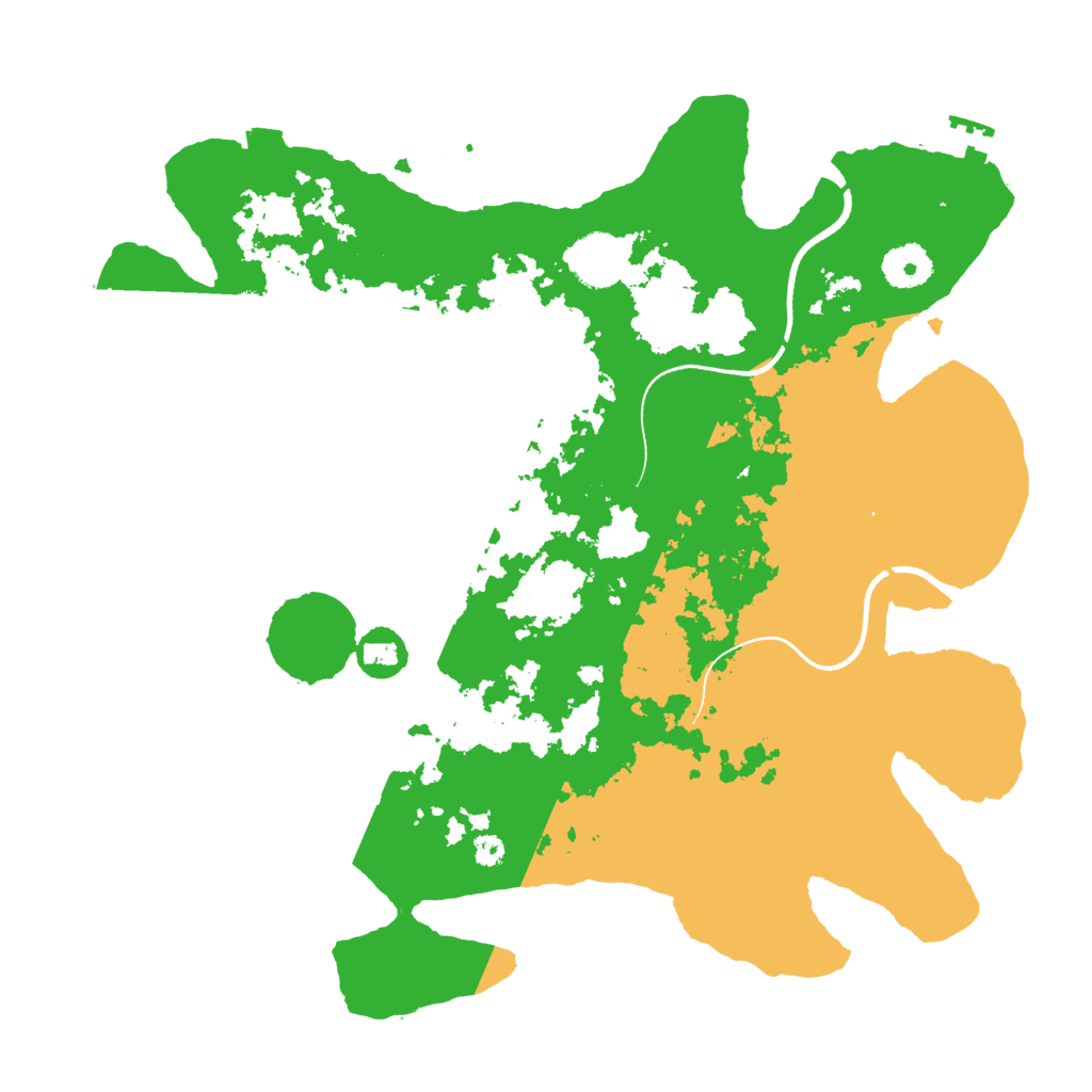 Biome Rust Map: Procedural Map, Size: 3500, Seed: 28789336