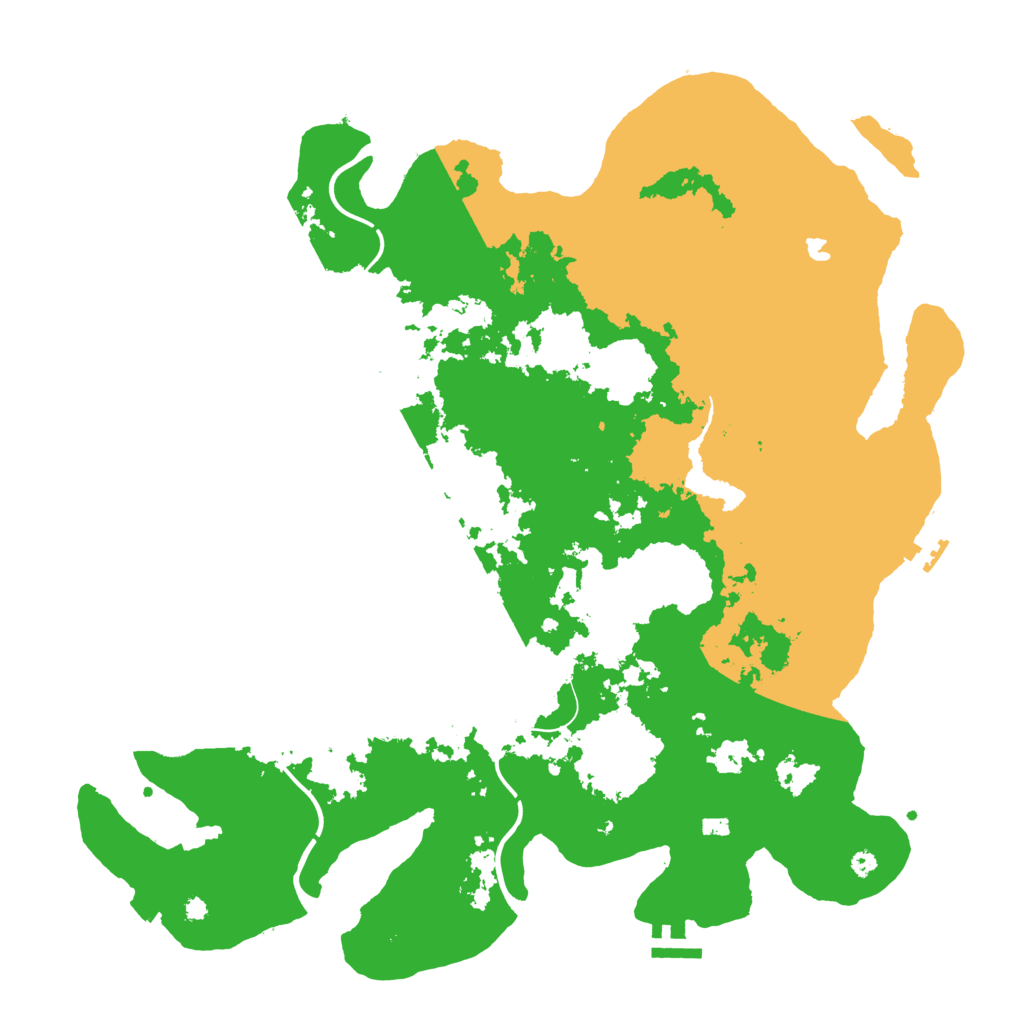 Biome Rust Map: Procedural Map, Size: 4100, Seed: 8179