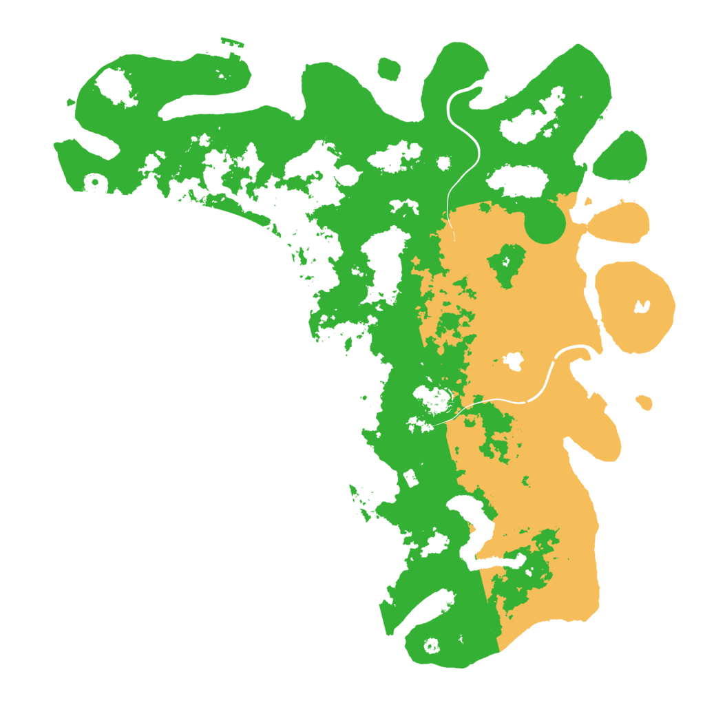 Biome Rust Map: Procedural Map, Size: 4500, Seed: 2090289357