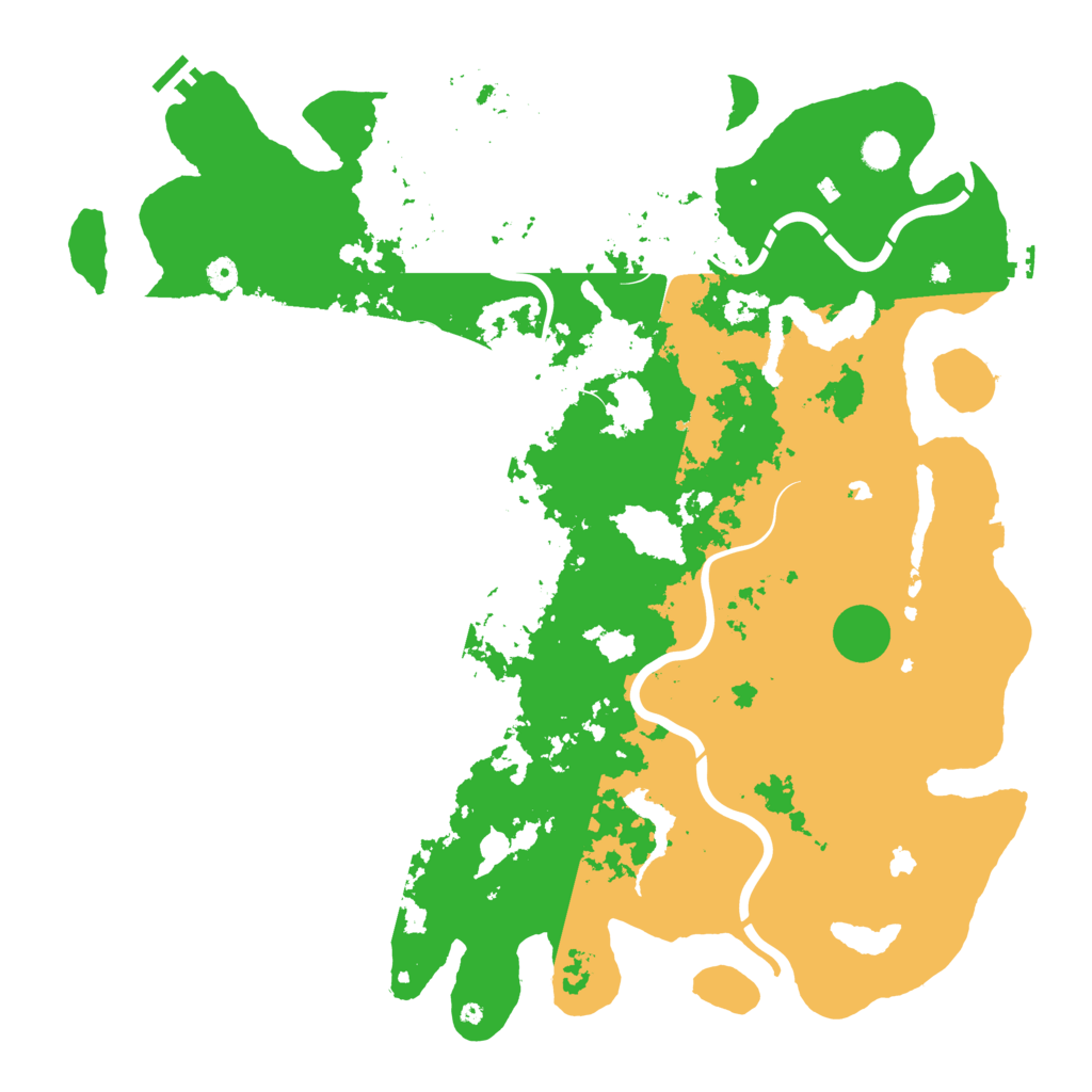 Biome Rust Map: Procedural Map, Size: 5000, Seed: 1015470676