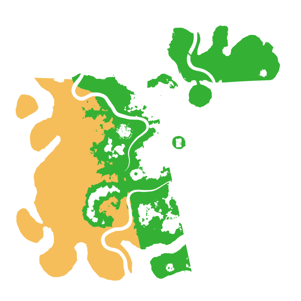 Biome Rust Map: Procedural Map, Size: 3700, Seed: 2000266660