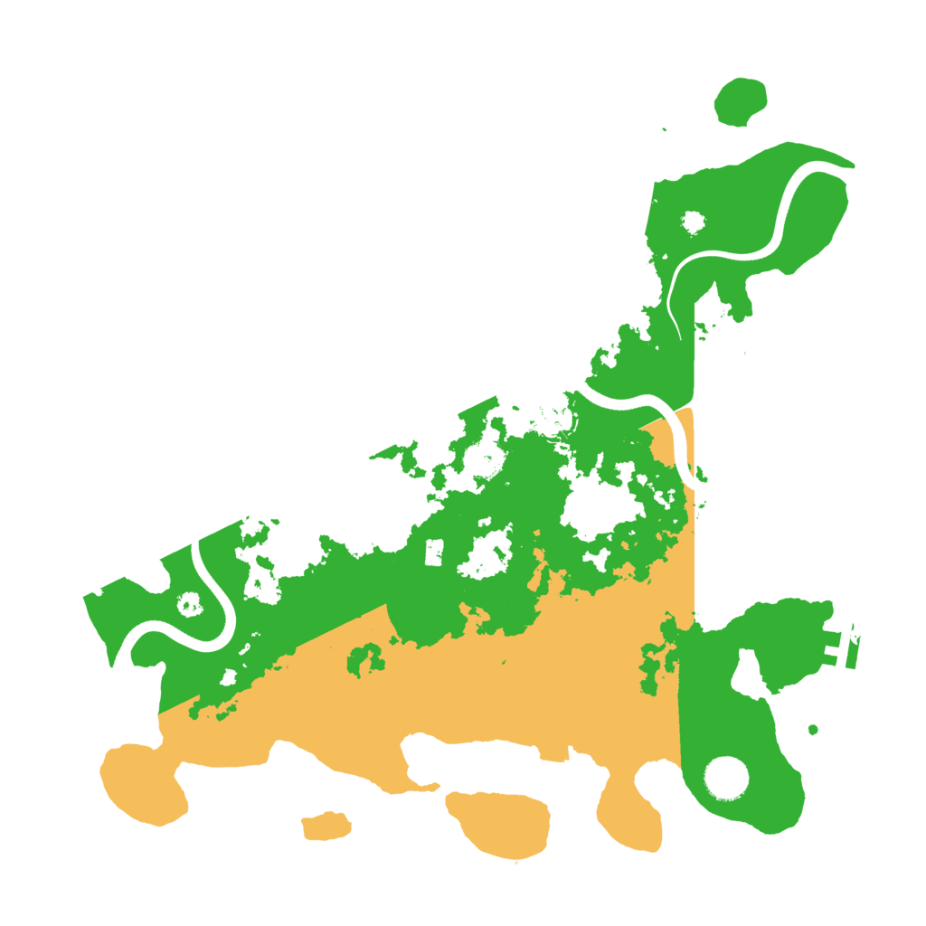 Biome Rust Map: Procedural Map, Size: 3700, Seed: 1058665374