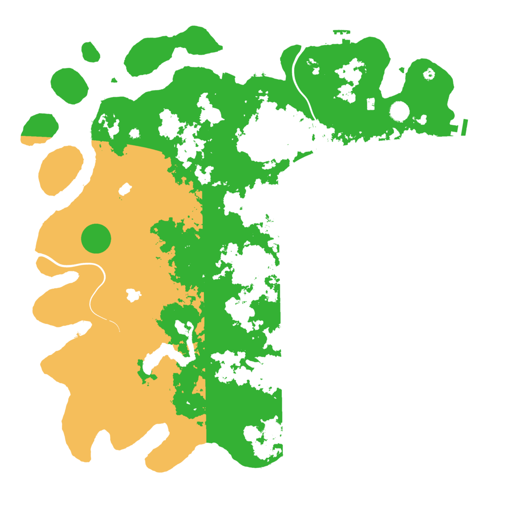 Biome Rust Map: Procedural Map, Size: 4500, Seed: 2292024