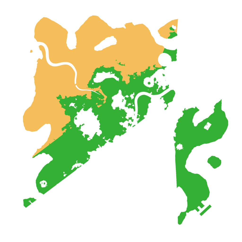 Biome Rust Map: Procedural Map, Size: 3500, Seed: 1896969140