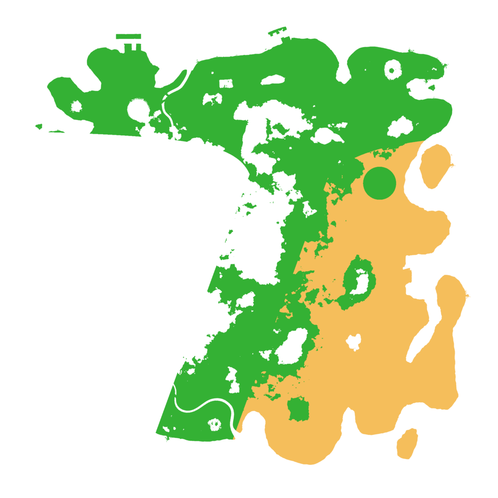 Biome Rust Map: Procedural Map, Size: 4000, Seed: 74332176