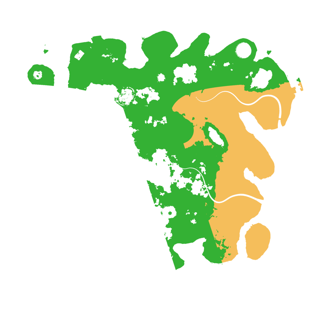 Biome Rust Map: Procedural Map, Size: 3500, Seed: 412251083