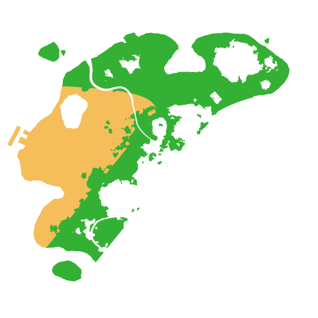 Biome Rust Map: Procedural Map, Size: 3000, Seed: 794228971