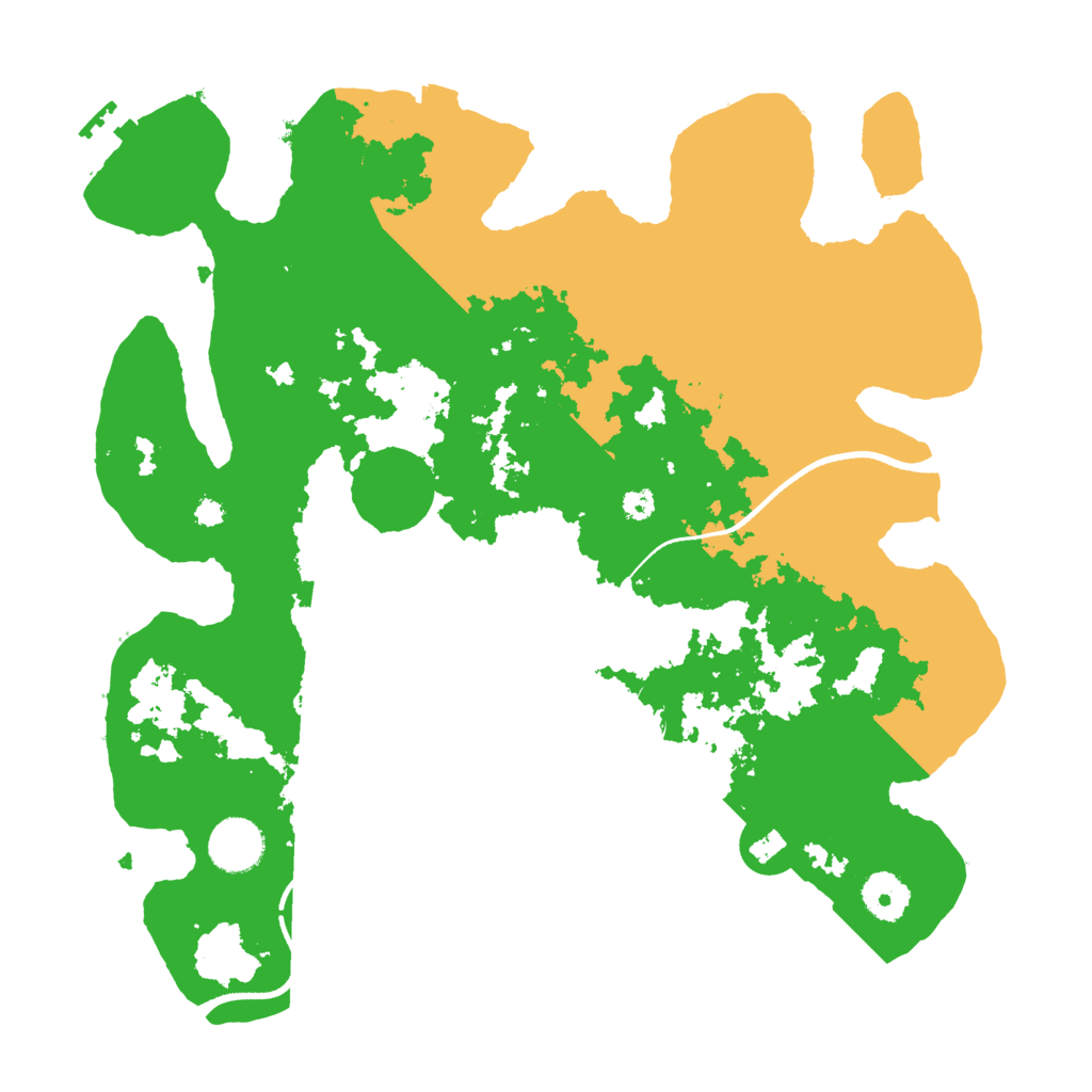 Biome Rust Map: Procedural Map, Size: 3500, Seed: 273978104