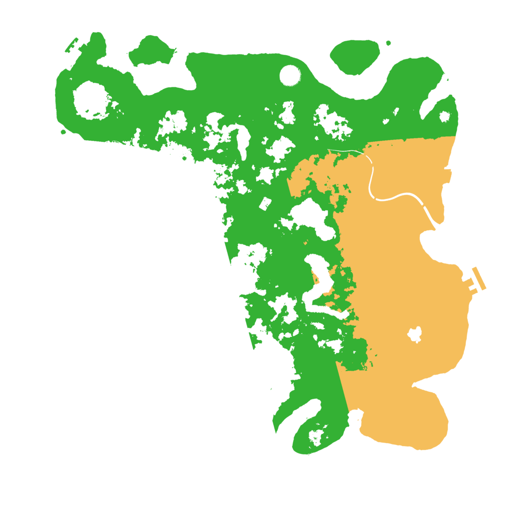 Biome Rust Map: Procedural Map, Size: 4250, Seed: 25521